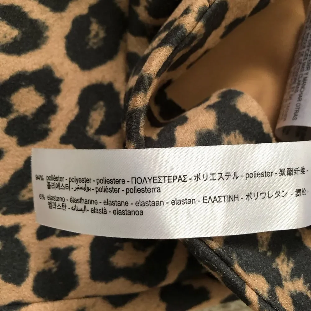 Zara leopard print cheetah short mini skort, size xs - Picture 6 of 9